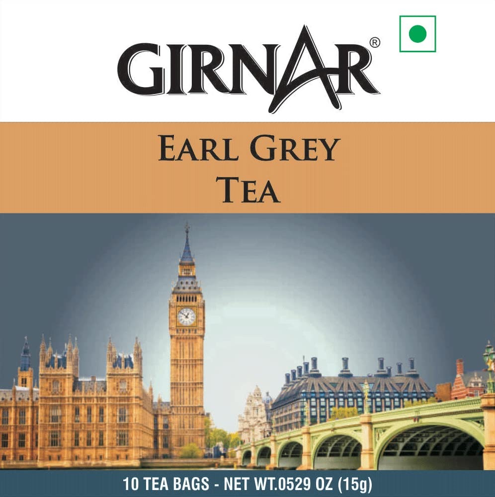 Girnar Earl Grey Black Tea - 10 Tea Bags