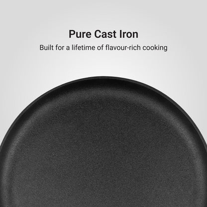 Stahl Blacksmith Signature Dosa Tawa Cast Iron Pre-Seasoned