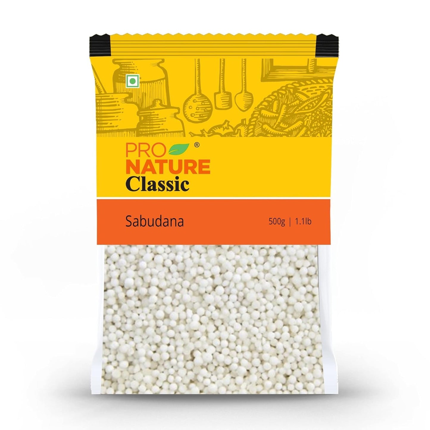 Pro Nature Organic Sabudana - 500 gms