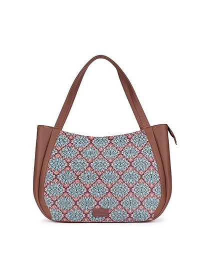 Zouk Jute Handcrafted Vegan Leather Women's Shoulder Luna Handbags
