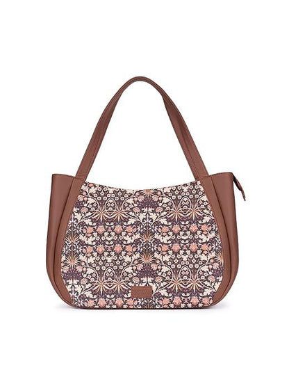 Zouk Jute Handcrafted Vegan Leather Women's Shoulder Luna Handbags