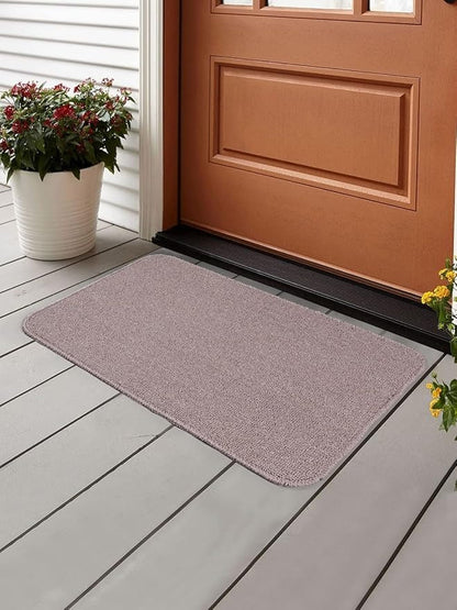 Saral Home Striped Soft PP Yarn Doormat Anti Skid Backing