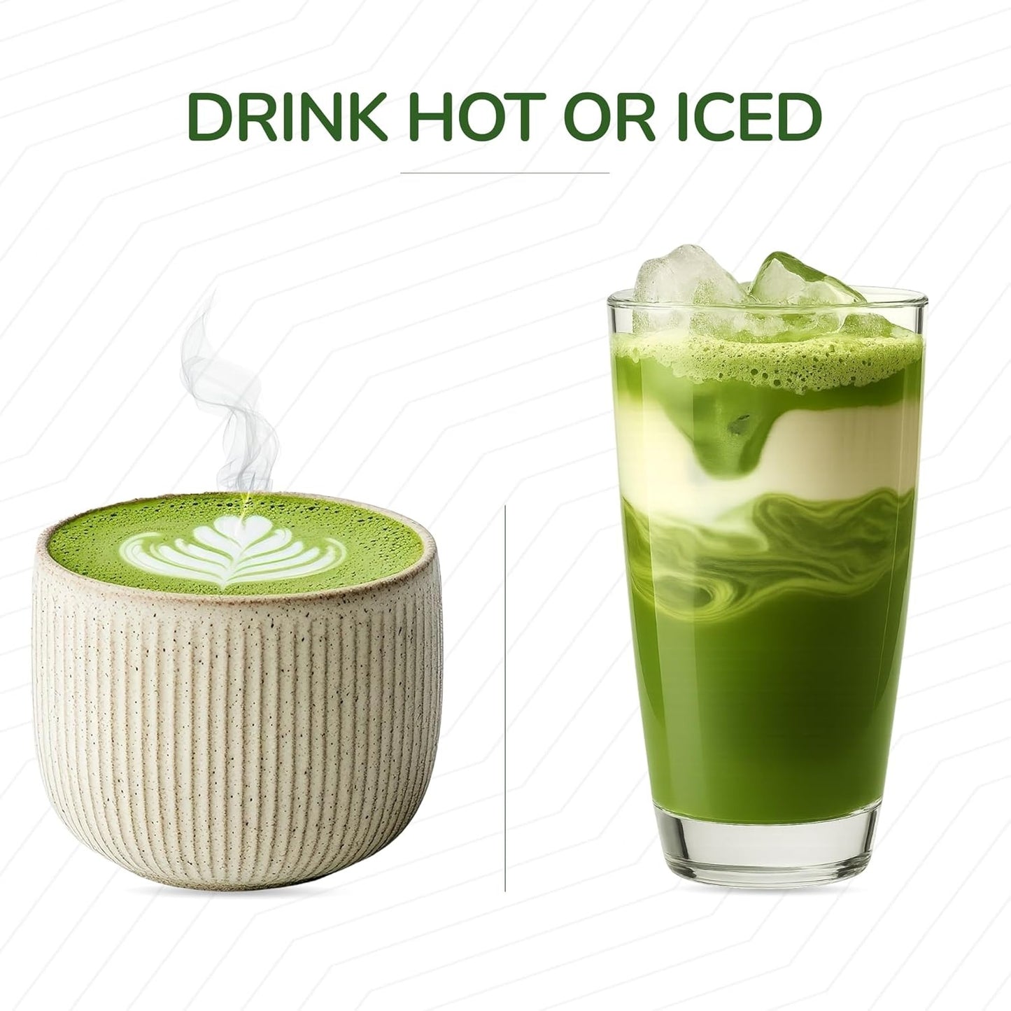 Teafit Ceremonial No Sugar Instant Matcha Latte Premix - 180 gms (10 Sachets)