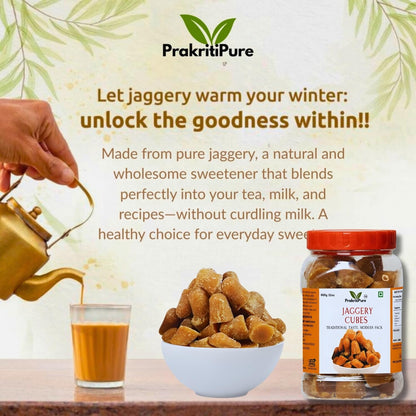 Prakritipure Small Jaggery Cubes - 900 gms