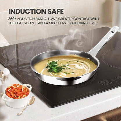 Milton ProCook Triply 4 Pcs Induction Cookware Set