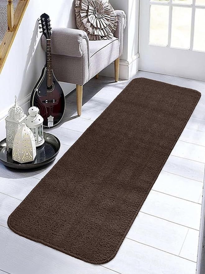 Saral Home Solid Soft PP Yarn Durable & Washable Multipurpose Runner