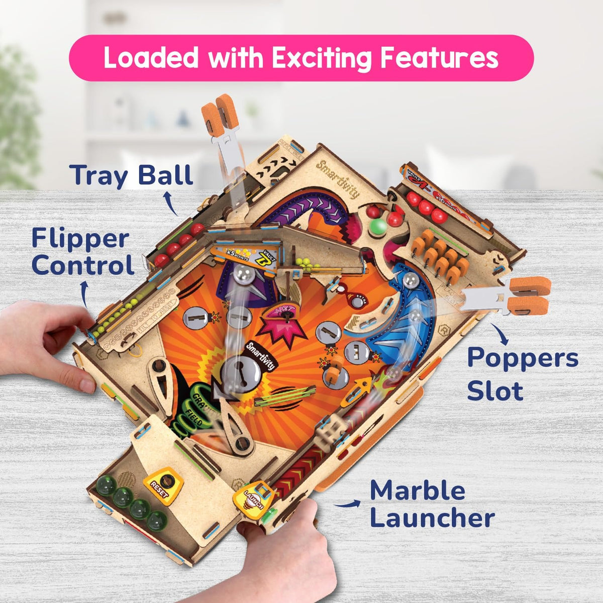 Smartivity Pinball Machine for Kids Global Award Winning Arcade Game Birthday Gifts