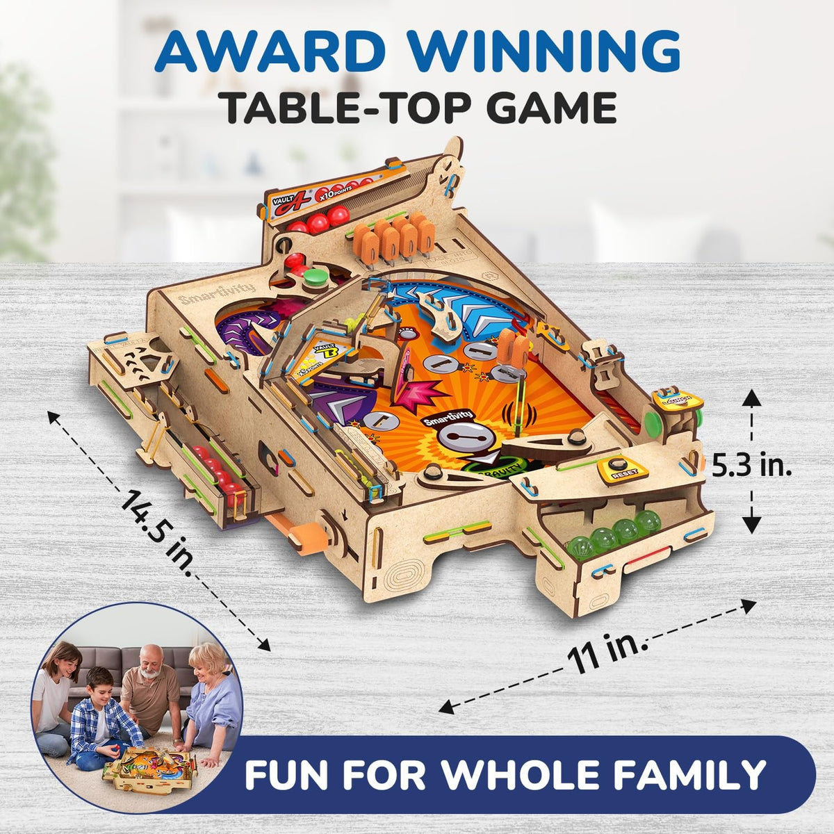 Smartivity Pinball Machine for Kids Global Award Winning Arcade Game Birthday Gifts