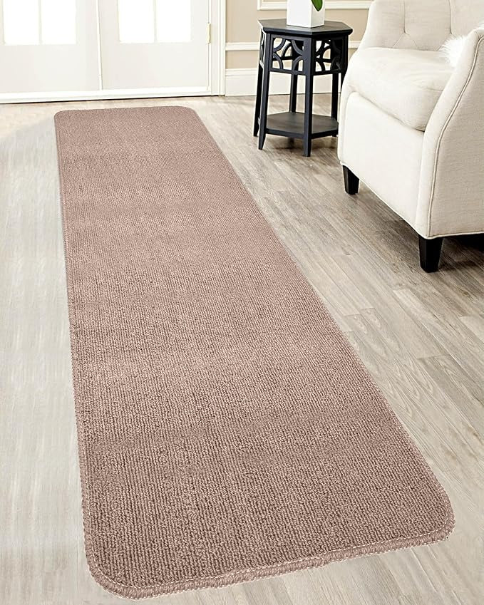 Saral Home Solid Soft PP Yarn Durable & Washable Multipurpose Runner Anti Skid Backing