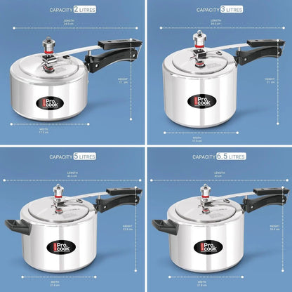 Milton ProCook Inner Lid Non-Induction Pressure Cooker
