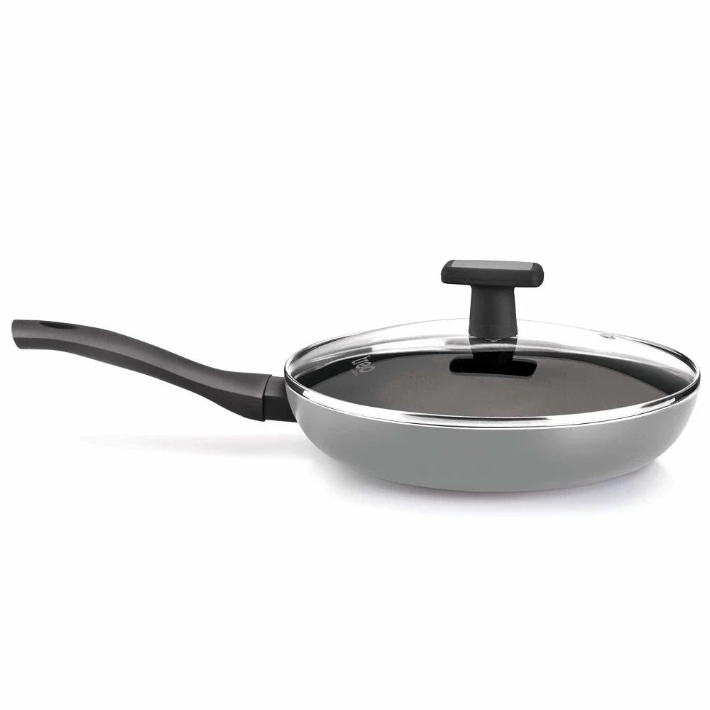 Milton Black Pearl Induction Non-Stick Fry Pan with Lid