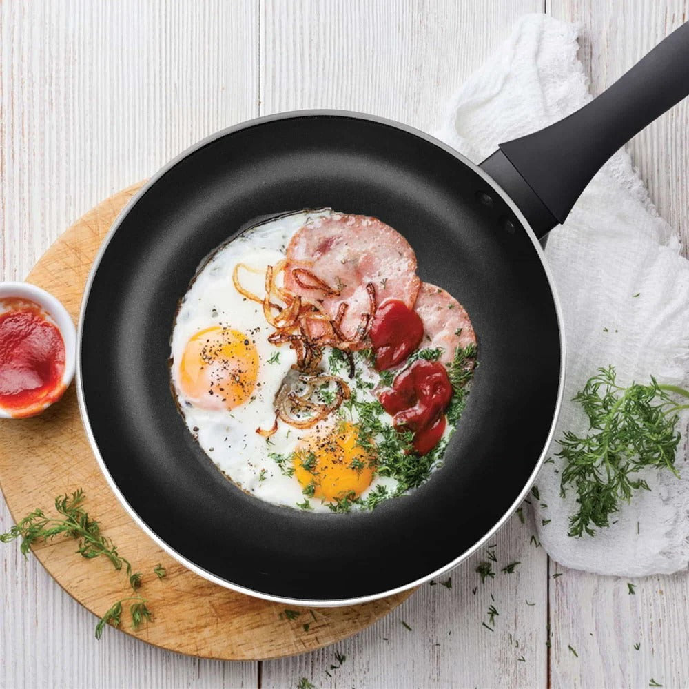 Milton Black Pearl Induction Non-Stick Fry Pan with Lid