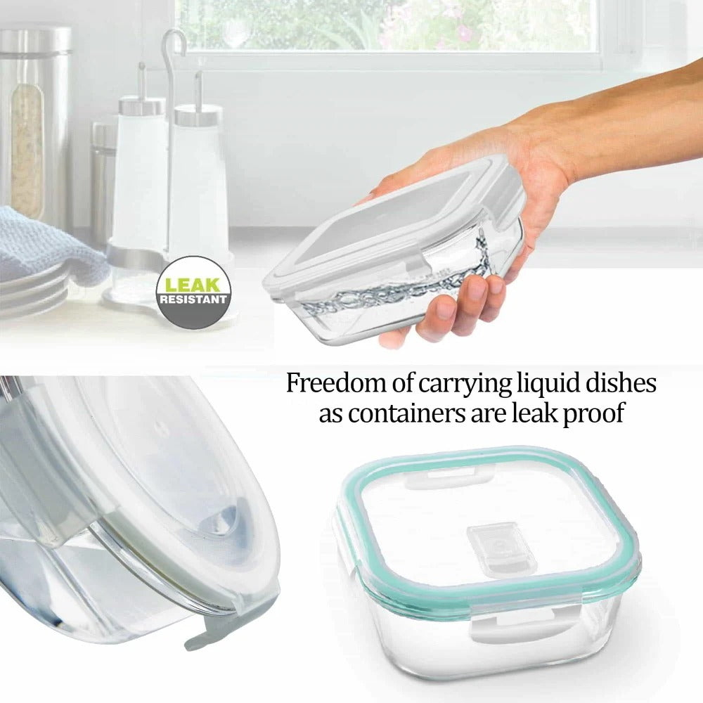 Milton Treo Hi Borosilicate Clip Fresh Square Container
