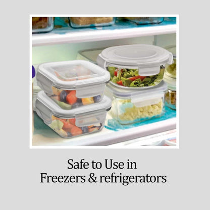 Milton Treo Hi Borosilicate Clip Fresh Square Container