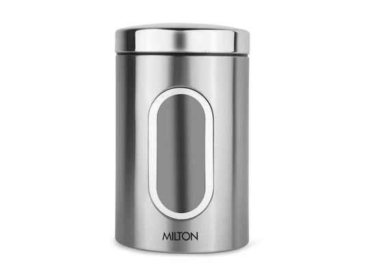 Milton Steel Clear Round Jar