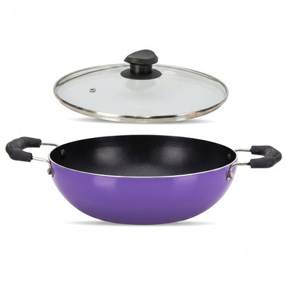 Navrang Aluminium Kadai 220mm 2L