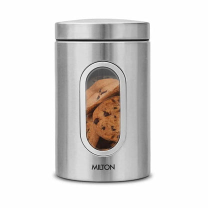 Milton Steel Clear Round Jar