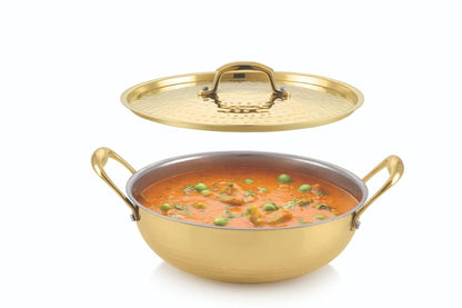 Tosaa Jalkumbh Brass Kadai Lid - 24 CM (2550 ML)