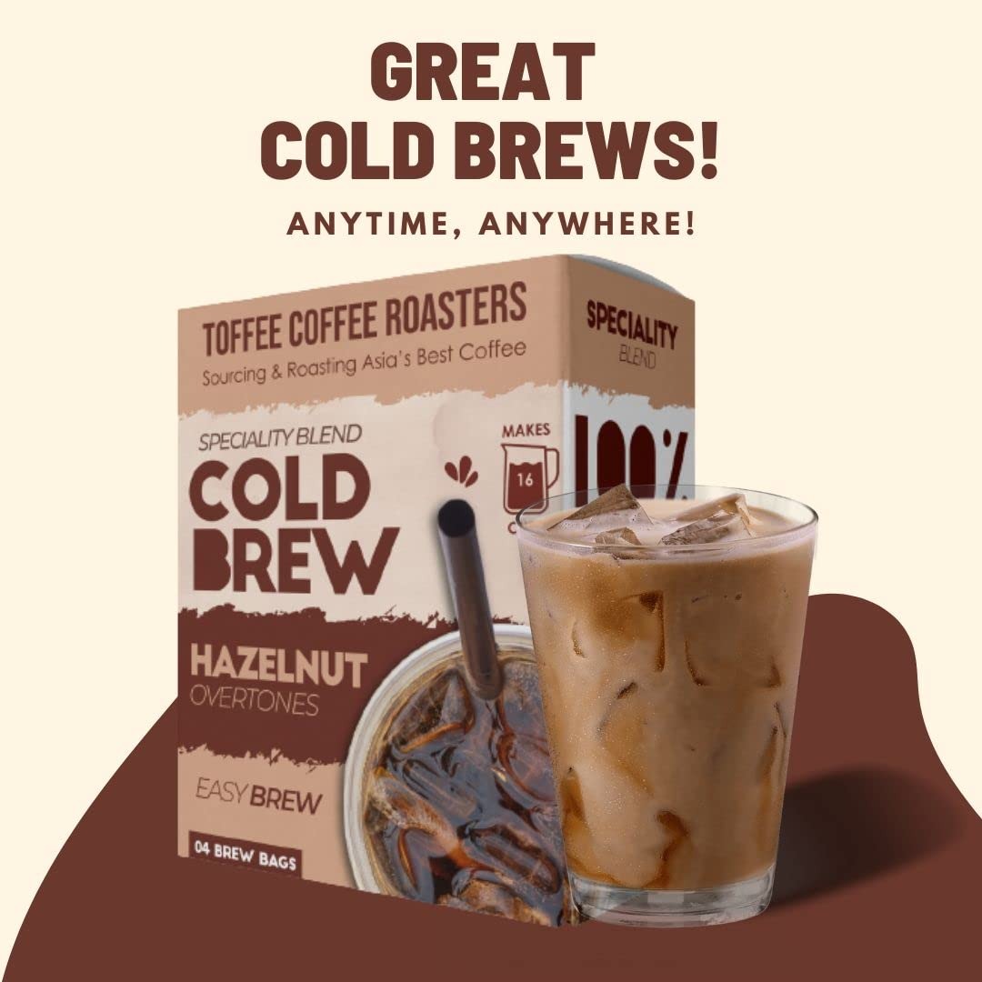 Toffee Coffee Roasters Hazelnut Cold Brew Packs