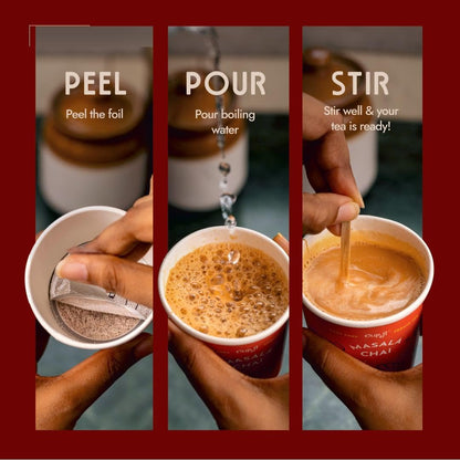 Cup-Ji Saffron Chai Premix Cups - 7 Cups