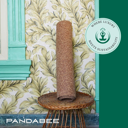 Pandabee Cork Yoga Mat with Carrying Strap