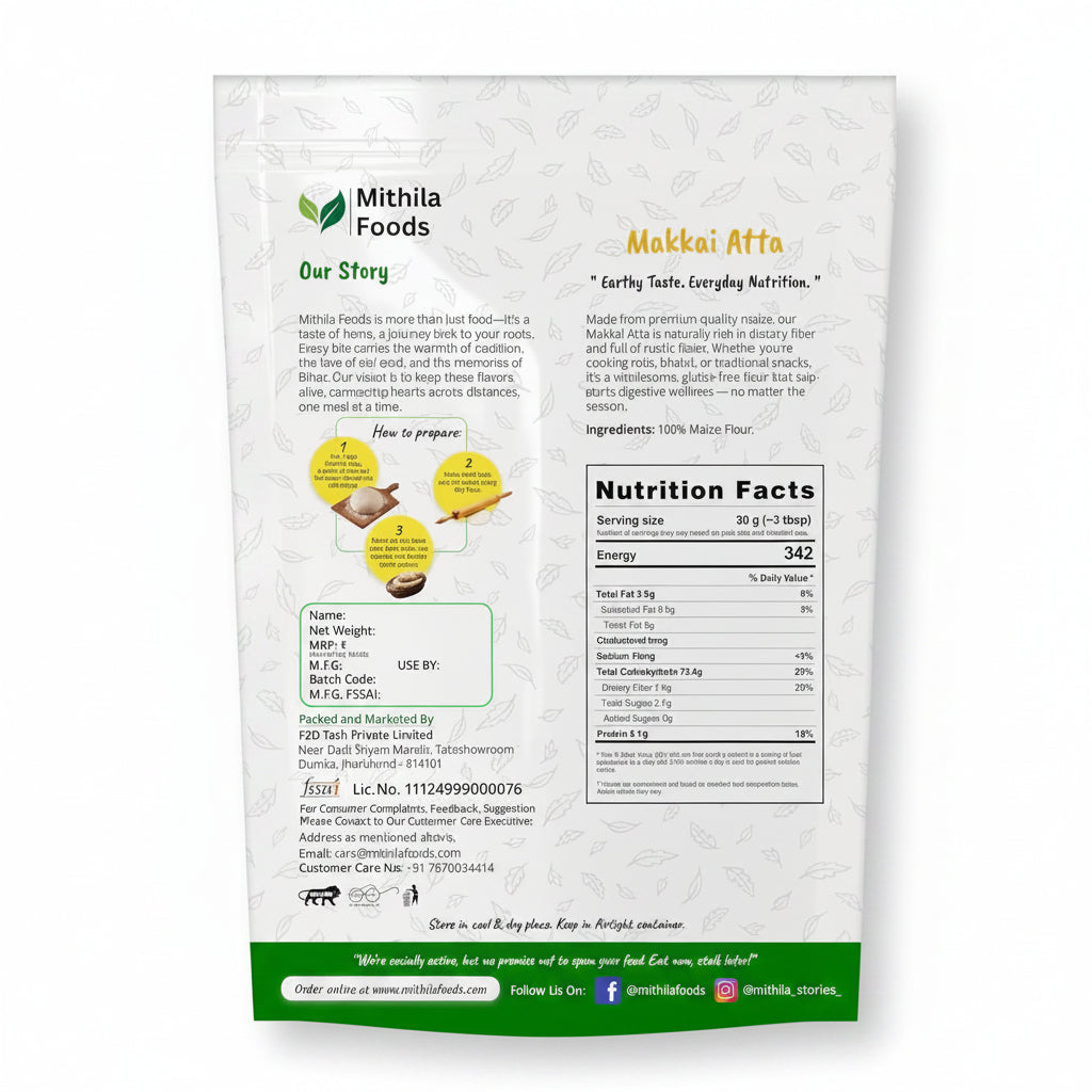 Mithila Foods Makai Atta