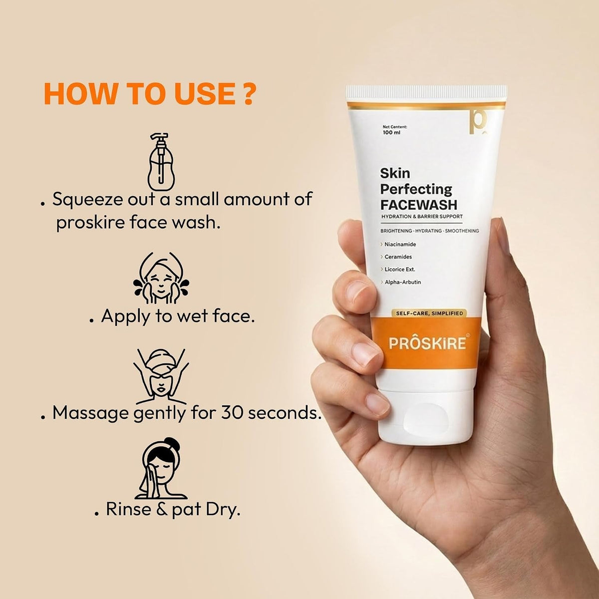 Proskire Skin Perfecting Face Wash - 100 ml