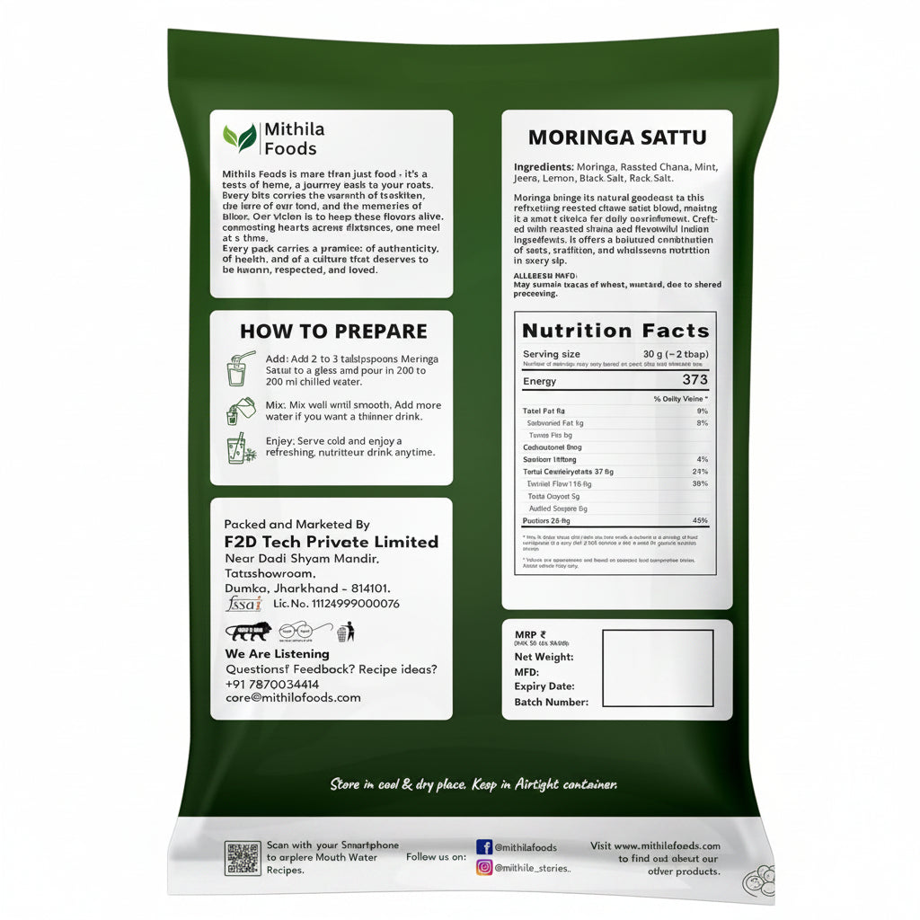 Mithila Foods Moringa Sattu