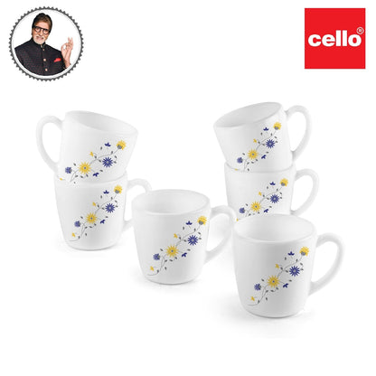 CELLO Ricca Mug 6 Pcs Set - 100ml