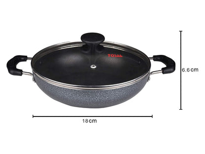Tosaa Non-Stick Kadhai 2L 24cm Aluminium