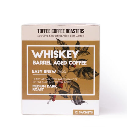 Toffee Coffee Roasters Single Malt Whiskey Barrel Aged Grounded Coffee