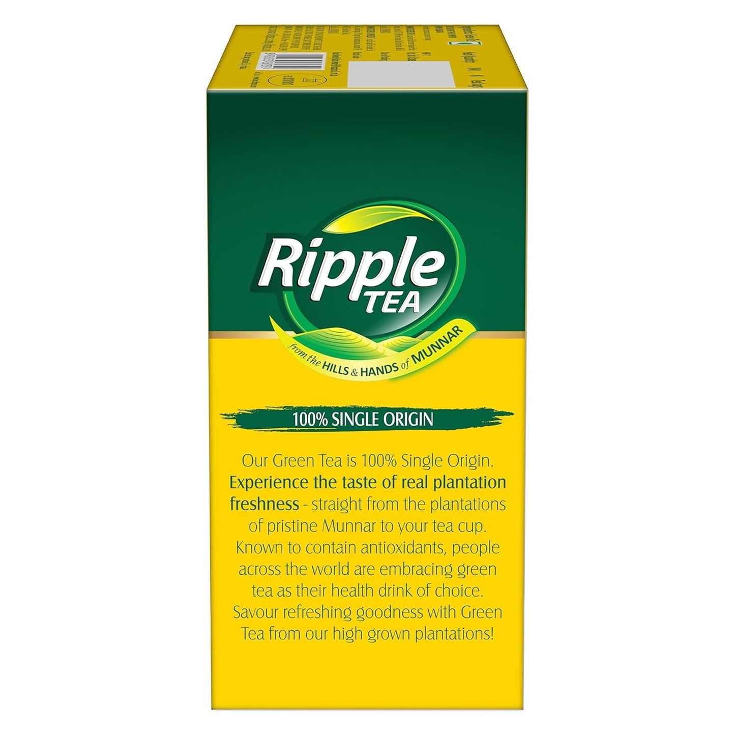 Ripple Green Tea Bags - 100 Tea Bags (1.3gm Each)