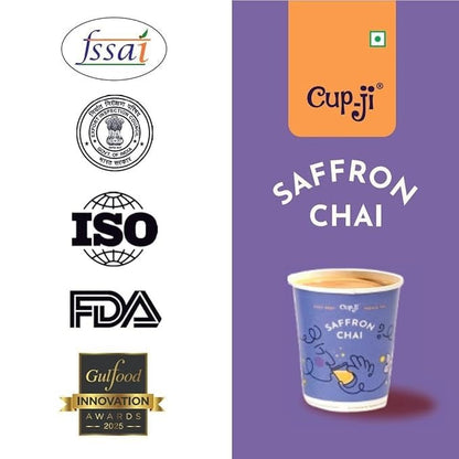 Cup-Ji Saffron Chai Premix Cups