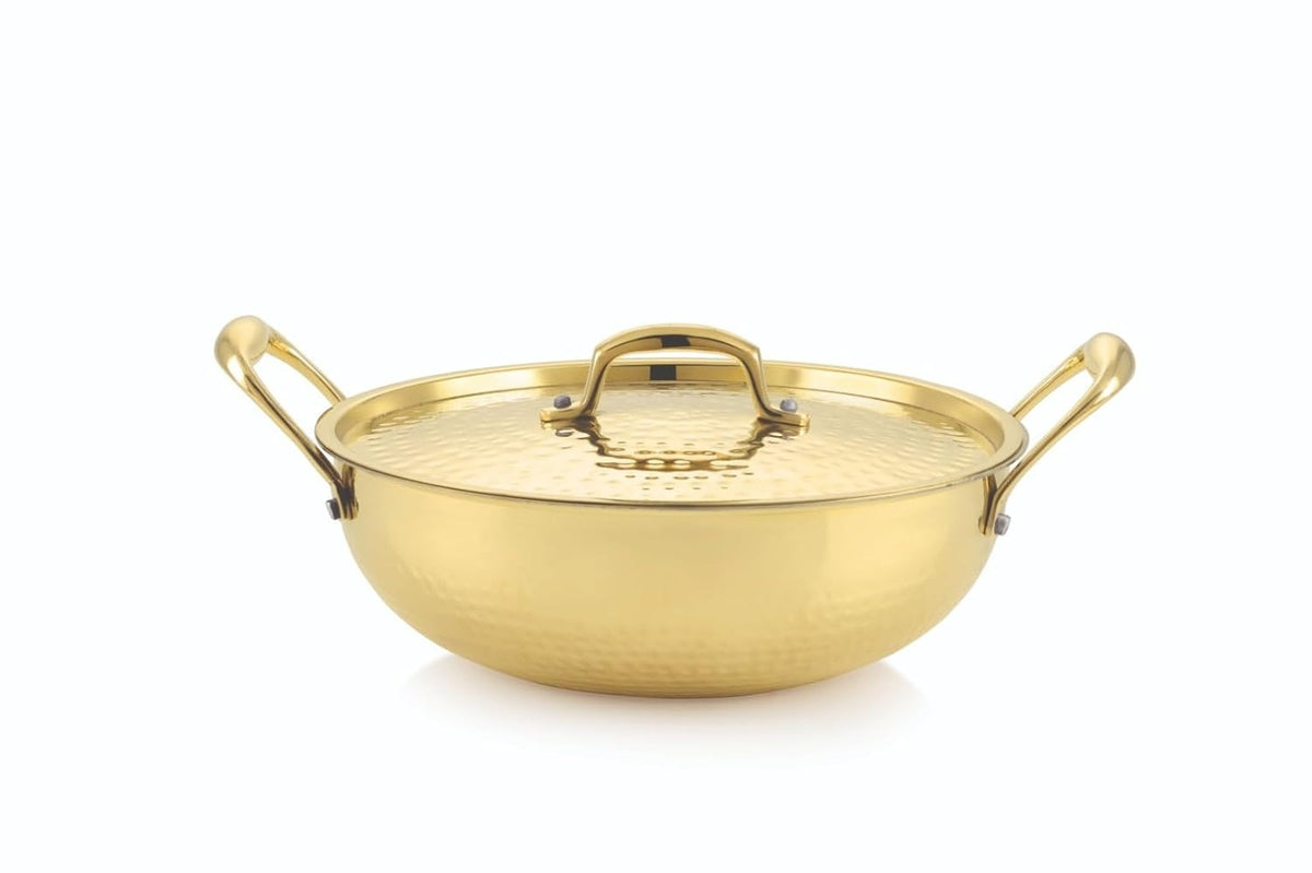 Tosaa Jalkumbh Brass Kadai Lid - 24 CM (2550 ML)