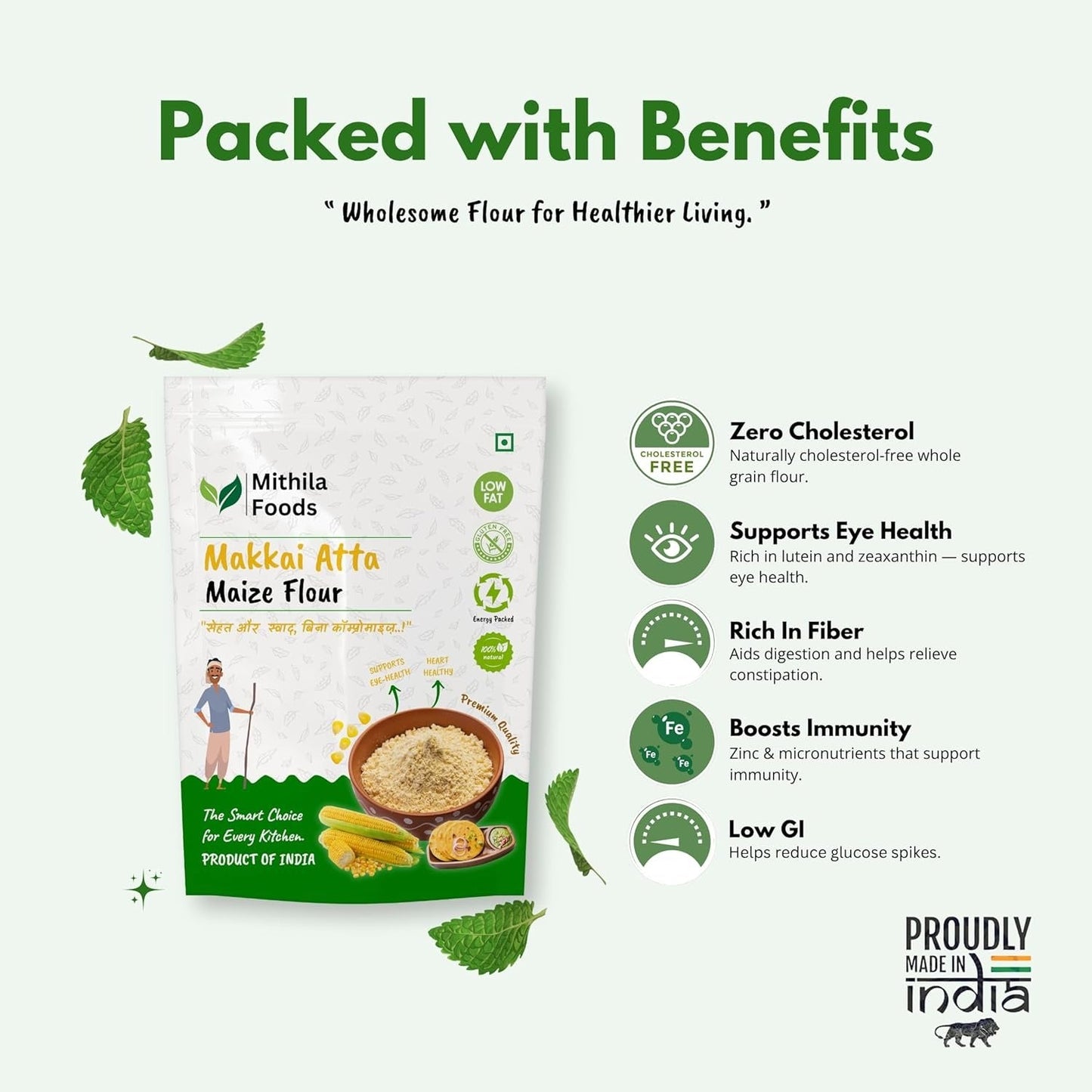 Mithila Foods Makai Atta