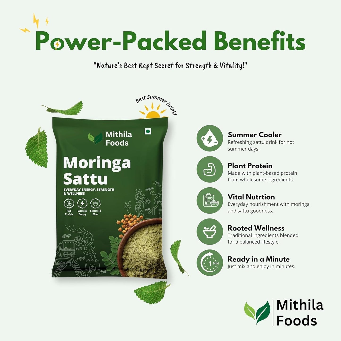Mithila Foods Moringa Sattu