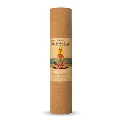 Goat Cork Yoga Mat 100% Eco Friendly Cork & Tpe