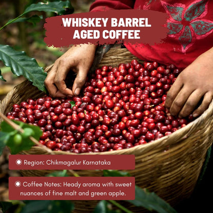 Toffee Coffee Roasters Single Malt Whiskey Barrel Aged Coffee