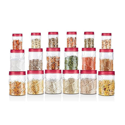 Milton Vitro PET Airtight Jar - Wine Red