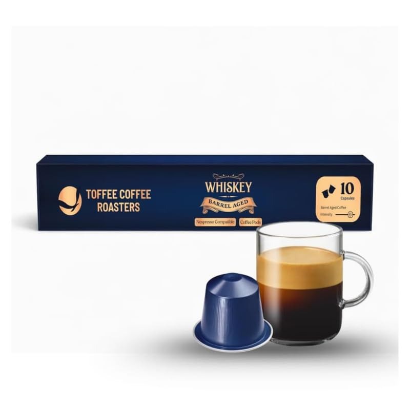 Toffee Coffee Roasters Whiskey Barrel Aged Coffee Pods