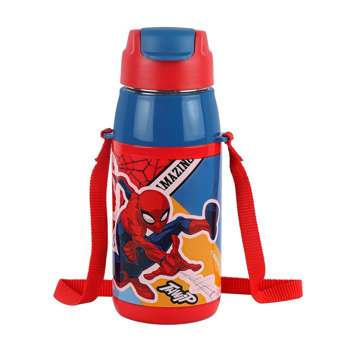 CELLO Puro Steel-X Hydra Kid 600 Inner Steel Insulated Water Bottle 520ml, Red
