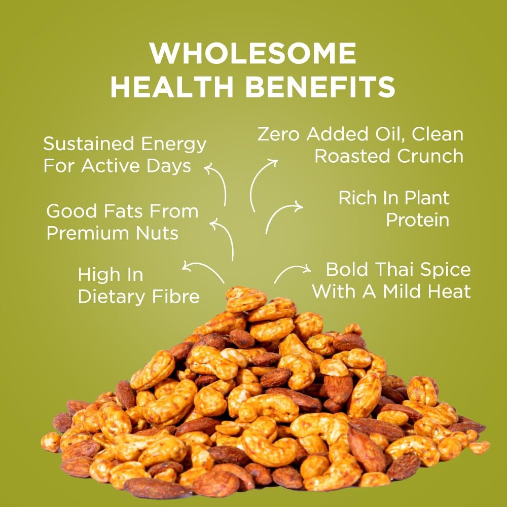 Nutty Gritties Grab And Go Thai Chilli Blend Trail Mix - Pack of 6(40g Each Pack)