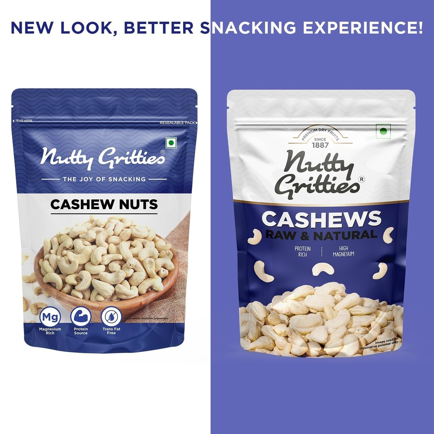 Nutty Gritties Premium Jumbo Size Cashews  - 200g