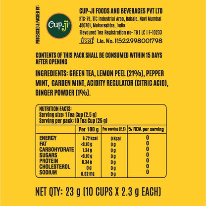 Cup-Ji Lemon Ginger Green Tea