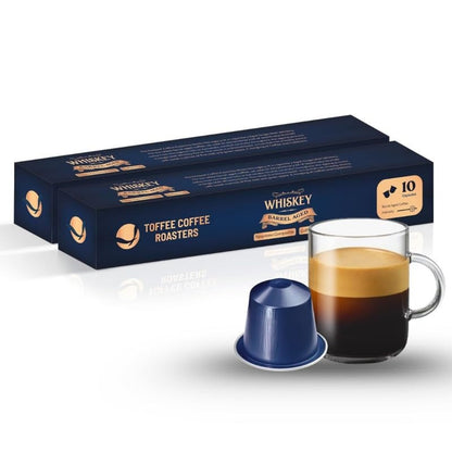 Toffee Coffee Roasters Whiskey Barrel Aged Coffee Pods