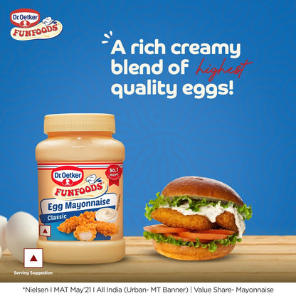 Dr. Oetker FunFoods Egg Mayonnaise Classic - 245g