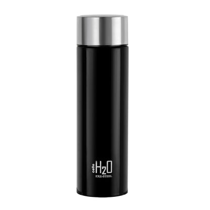 Cello H2O Stainless Steel Water Bottle - Black