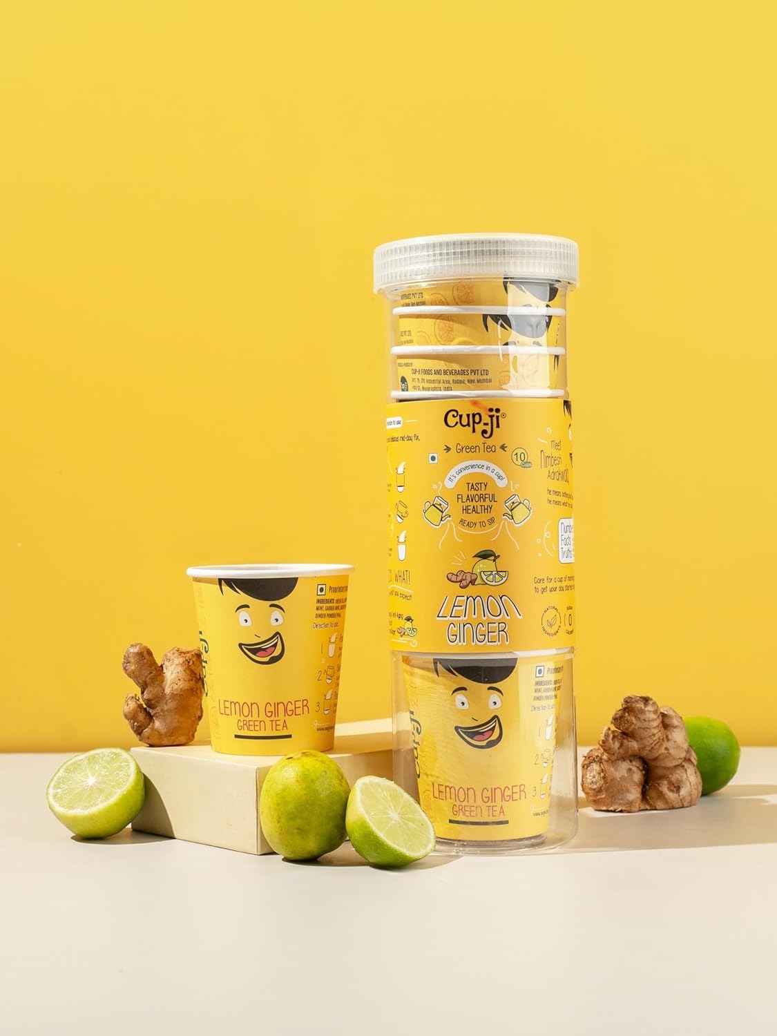 Cup-Ji Lemon Ginger Green Tea