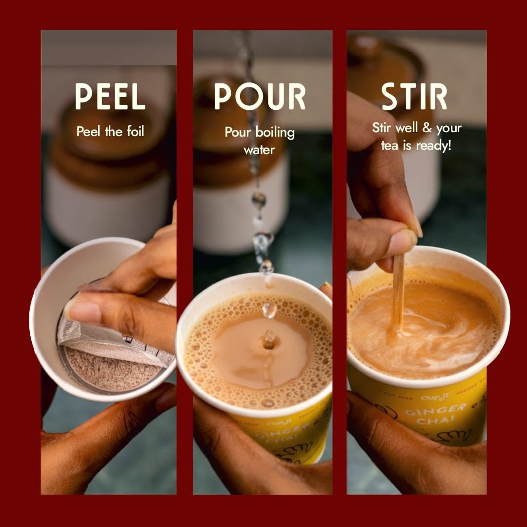 Cup-Ji Ginger Chai Premix Cups
