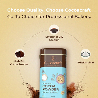 Cocoacraft Rich Dark Cocoa Powder - 200g